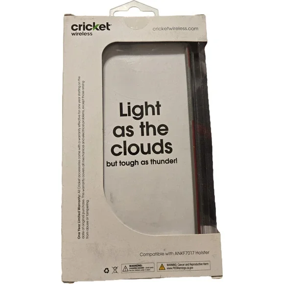 Cricket wireless Nokia 3.1 plus phone case red with kickstand - Picture 3 of 3